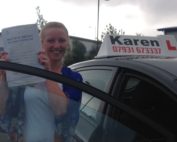 Passed 27th August Lacey Crawhshaw