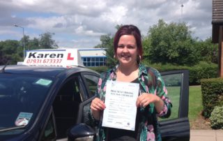 Jessica Dyer Passed her Driving Test in Telford 3rd August 2014
