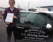 Congratulations to Douglas Coull Passing his Practical Driving Test