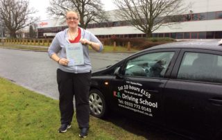 Tasmin Barinbridge Passed the Driving Test 26th February in Telford