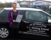 Abbey Lewis Passed 9th March in Shrewsbury