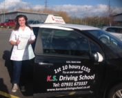 Emma Gregson Passed 1st Time in Shrewsbury 4th March