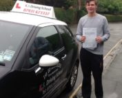 George Lewis Passed his Practical Driving Test 1st time
