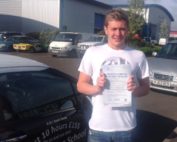 Will Slawson Passed his Driving Test in Shrewsbury 15th April