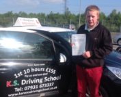 Congratulations to Nathon Jones on Passing his Driving Test 1st