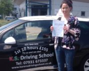 Congratulations to Rebecca Savage Passed in Shrewsbury 11th June