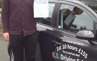 Congratulations to David Snowdon who Passed his Practical Driving Test