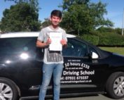 Congratulations to Connor Simpson from Telford for Passing his Driving