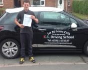 Adrian Griffiths Passed 1st Time in Shrewsbury 20th August