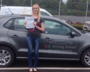 Emma King Passed her Driving Test in Shrewsbury 22nd September