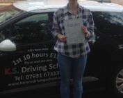 Helena Rogers of Shrewsbury Passed 15th September