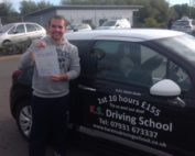 Luke Tomlins Passed 1st Time in Shrewsbury 23rd September