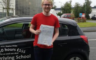 Driving Lessons Shrewsbury Roy Woodyet Passed on 3rd September