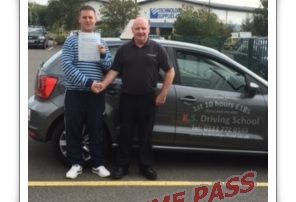Driving lessons Shrewsbury Jamie Winters passed 1st Time