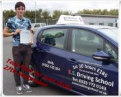 Driving Lessons Shrewsbury Driving Test Pass September 27th Ryan Duffy