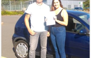 Driving Lessons Shrewsbury Aimee Tipton passed on 22nd September