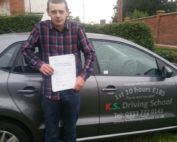 Driving Lessons Whitchurch Jack Pitt Passed his driving test