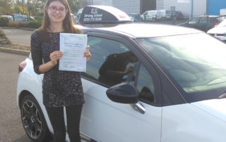 Driving Lessons Shrewsbury Jessica Morris Passed Driving Test 4th Oct