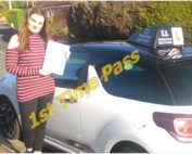 Driving Lessons Ludlow 1st Time Pass for Lucy Whiteley