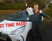 Driving Lessons Ludlow 1st Time Pass for Owen Mason