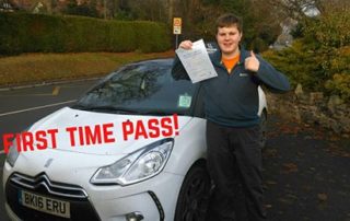 Driving Lessons Ludlow 1st Time Pass for Owen Mason