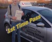 1st Time Driving Test Pass for Josh Nicholas 15th December