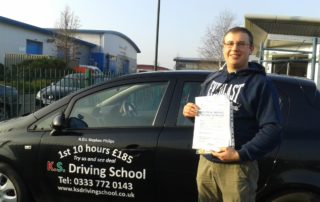 Driving Lessons Shrewsbury Roman Passed on 20th December