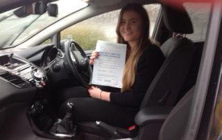 Test Pass for Amy Watson on 10th January