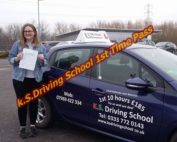 Driving Lessons Shrewsbury Nicole Morgan 1st Time on 10th February