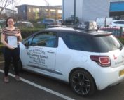 Well done to Ruth Trow who Passed in Shrewsbury on 21st February