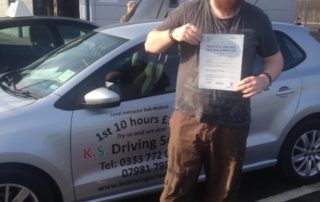 Driving Lessons Shrewsbury 13th February for Tom Smith