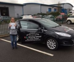 Driving Lessons Shrewsbury Driving Test pass for Sherry Scott