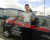 Driving Lessons Shrewsbury Brent Bailey Passed his Driving Test