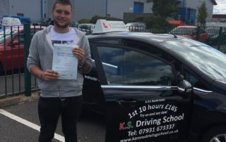 Zac Thomas Passed 1st Time on 6th June