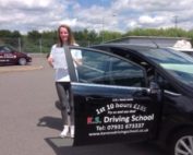 April Wilson Practical Driving Test 1st time in Shrewsbury