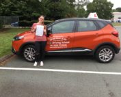 1st Time Driving Test for Frankie Nock.