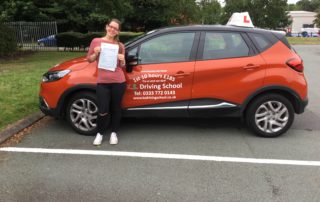 1st Time Driving Test for Frankie Nock.