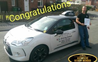 Dmitrijs Malisevs. A practical driving test on the 18th July Pass