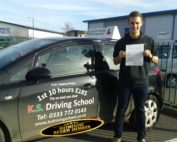 Driving Lessons Shrewsbury Congratulations to Jordan Gilbert