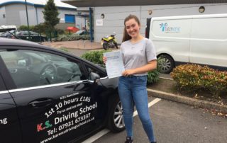 Driving Test Pass for Georgia-May Francis 1st TIME in Shrewsbury