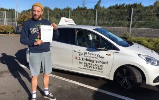 Driving Lessons Shrewsbury 1st Time Driving Test for Jake Garret