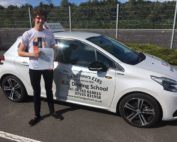 Driving Test for Mark Lewis 1st Time on 31st August