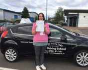 Sophie Newman Passed her Driving Test on 31st August