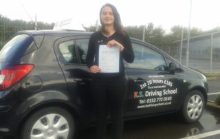  Molly Evans took her Practical Driving Test 1st Time