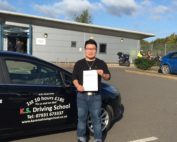 Practical Driving Test on 3rd October for Son Nauyenon 3rd October