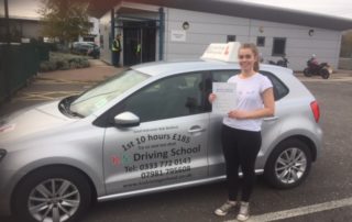 Driving Lessons Shrewsbury Bryony Hall Passed her Driving Test 1st Time