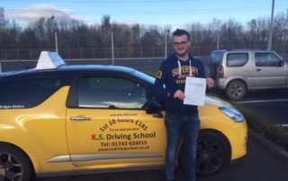 DRIVING LESSONS SHREWSBURY RYAN KEMP