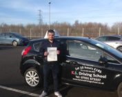 Driving Lessons Shrewsbury Graham Jones Passed his Driving Test in Shrewsbury
