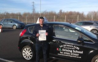 Driving Lessons Shrewsbury Graham Jones Passed his Driving Test in Shrewsbury