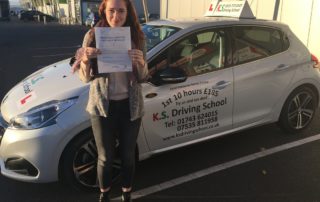 Driving Test Pass for Lisa Phillips on 1st December in Shrewsbury